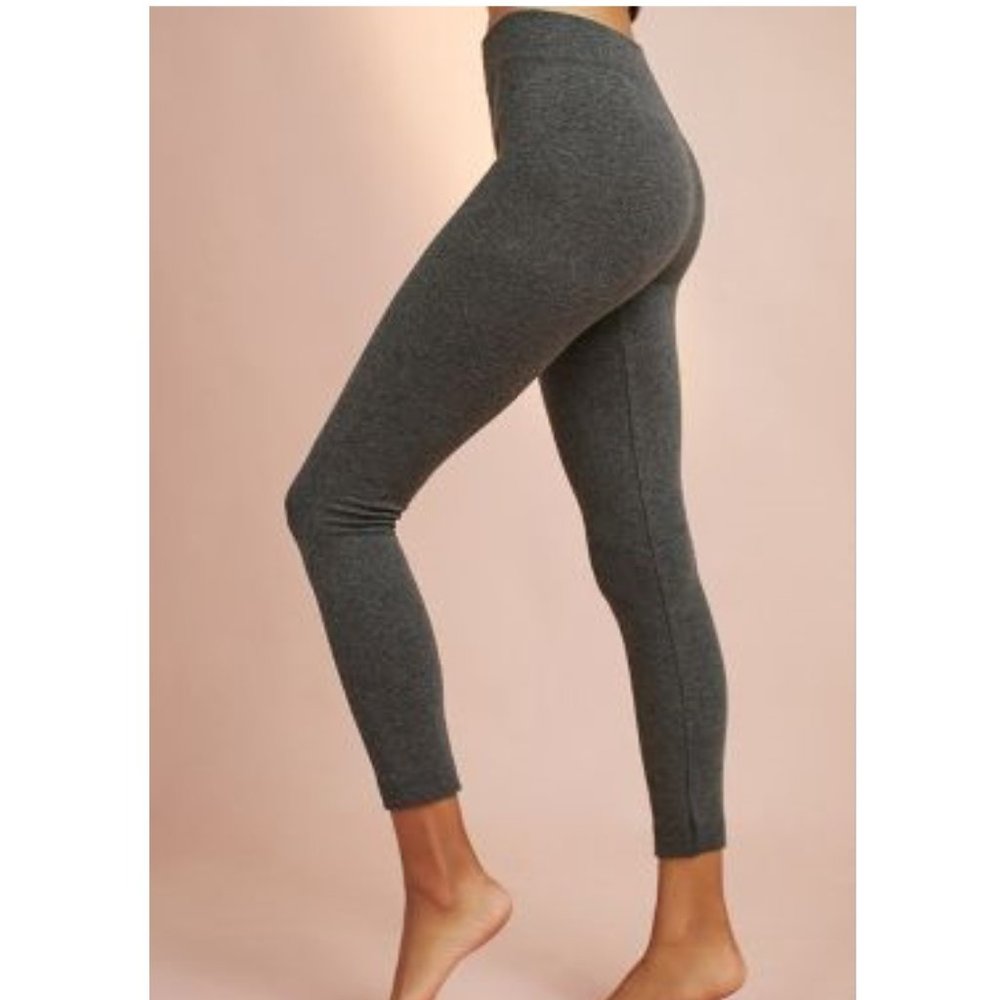 Anthropologie cozy fleece-lined leggings